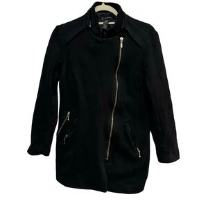 INC-International Concepts - 100% Cotton Jacket / asymetrical gold zipper - Med